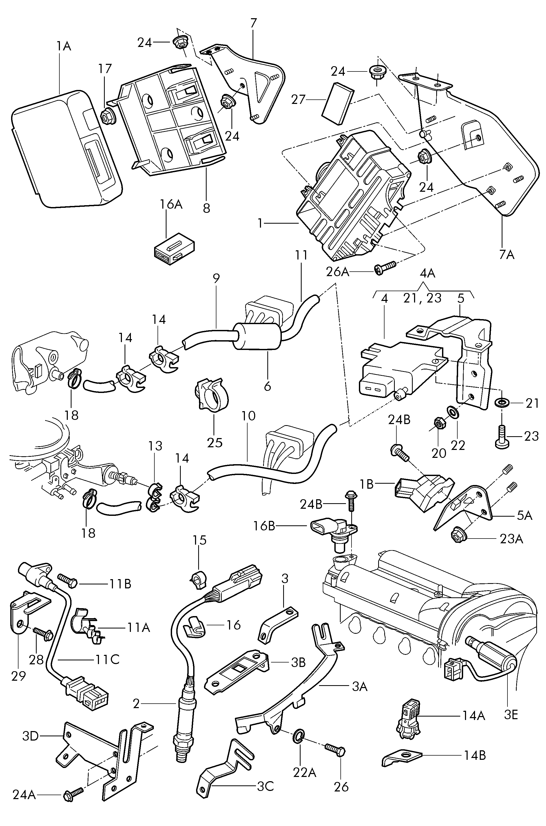 Skoda 06A 906 262 BP - Sonda Lambda www.parts5.com