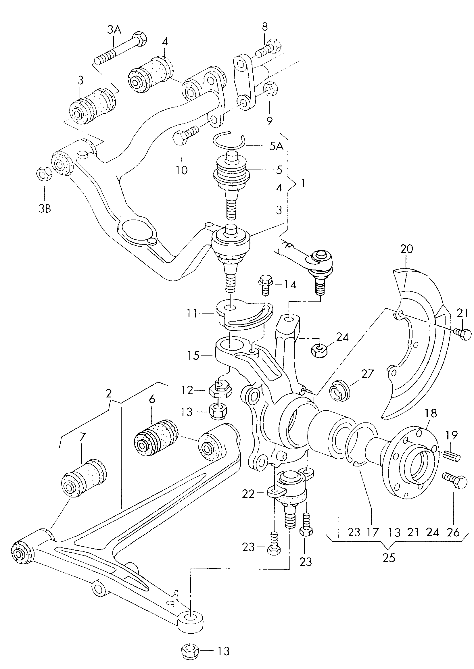 VW 701 419 811 C  - Наконечник рулевой тяги, шарнир www.parts5.com